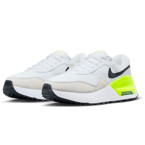 Nike Shoes - NIKE Air Max SYSTM White Black Volt Shoes Sneakers Women's